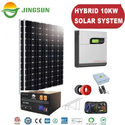 City Electricity Kit completo de sistema híbrido Solar Powerwall para aplicaciones industriales