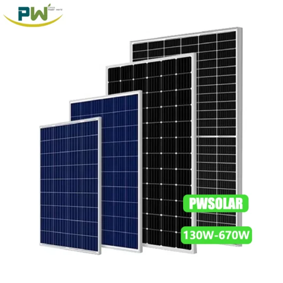 Comercio al por mayor de energía solar fotovoltaica 240W 250W 260W Poly/Mono Panel solar fotovoltaico, módulo solar de 60 células de 12 voltios/24 voltios