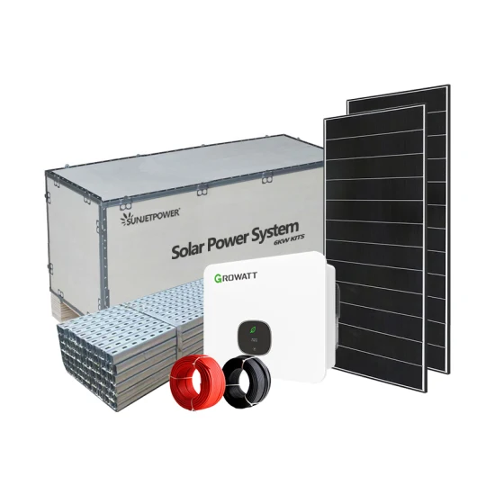 Sistema de energía solar Panel fotovoltaico fuera de la red Sistema de energía solar Instalación en la azotea